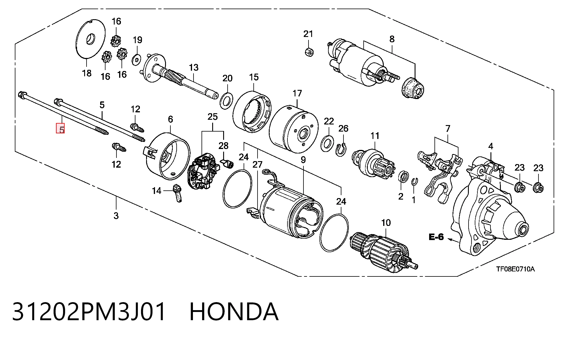 31202PM3J01 Honda
