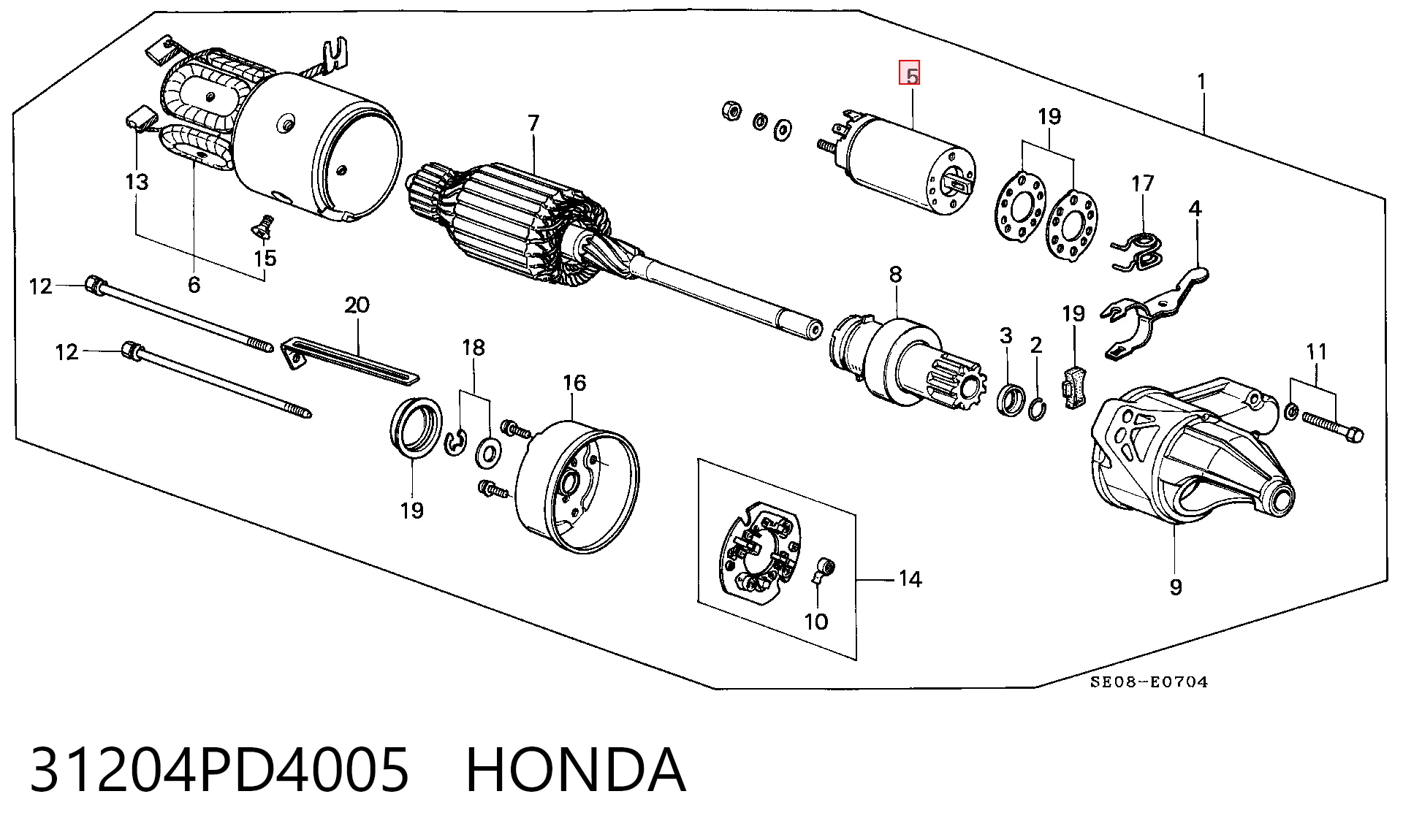 31204PD4005 Honda