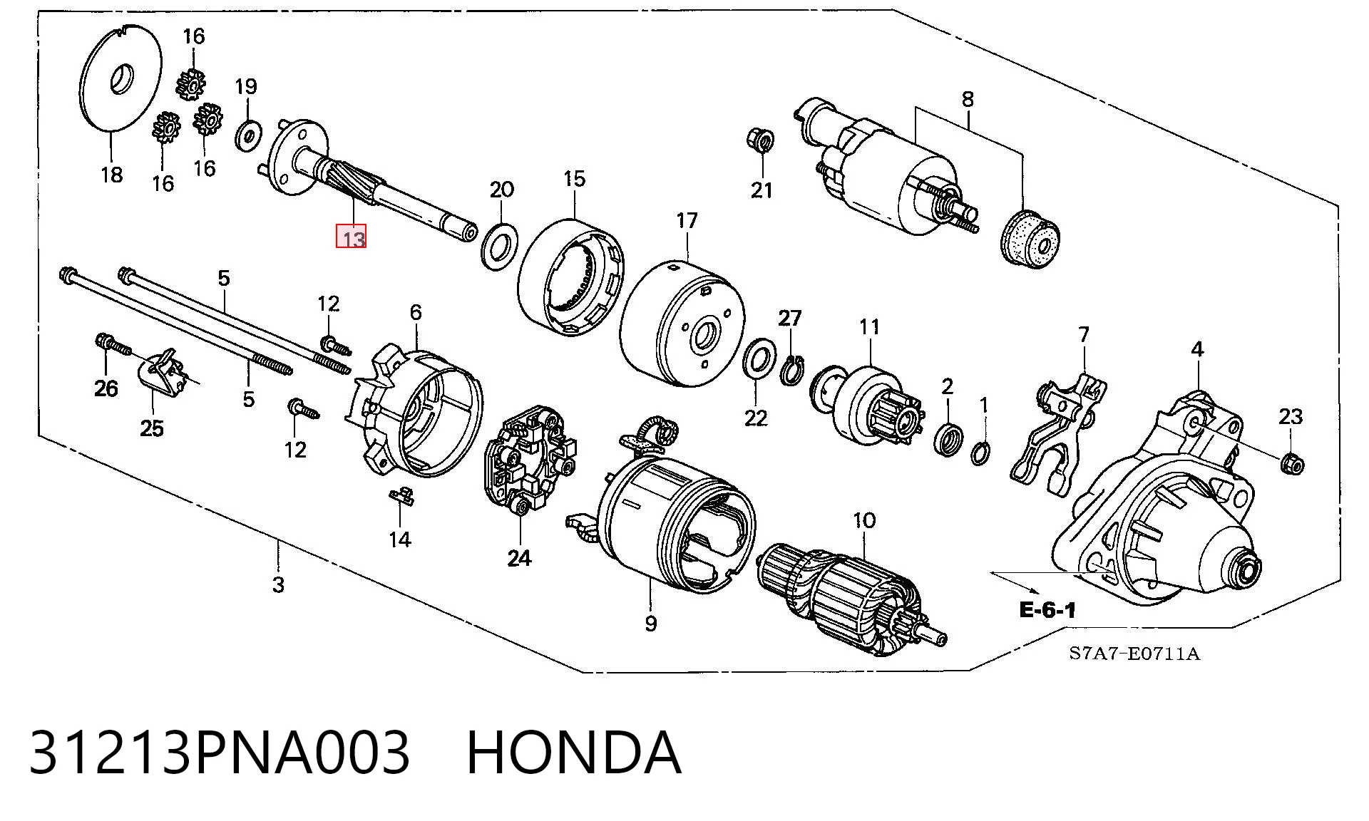 31213PNA003 Honda 