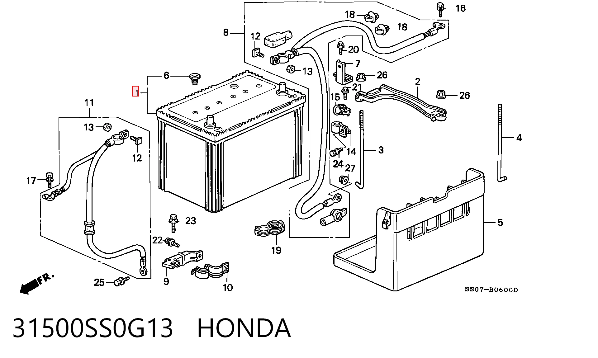 31500SS0G13 Honda
