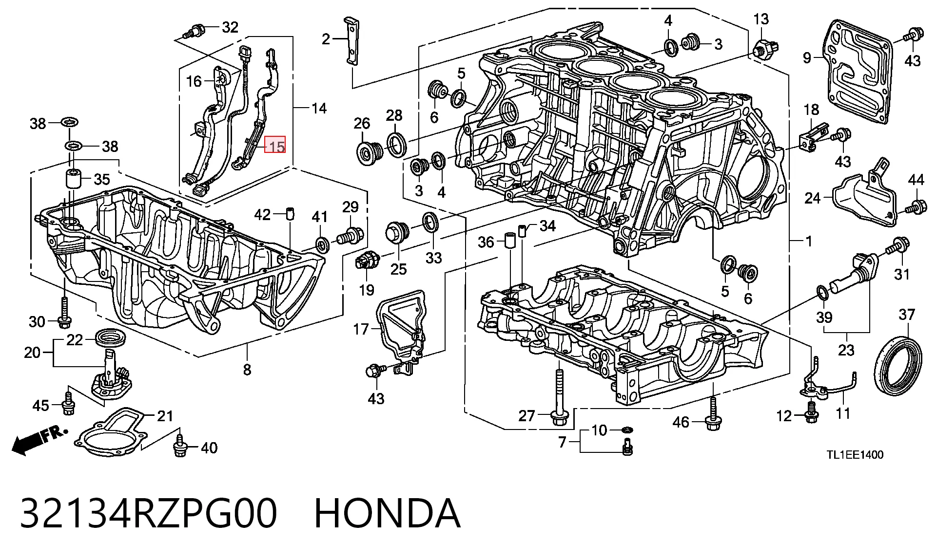 32134RZPG00 Honda