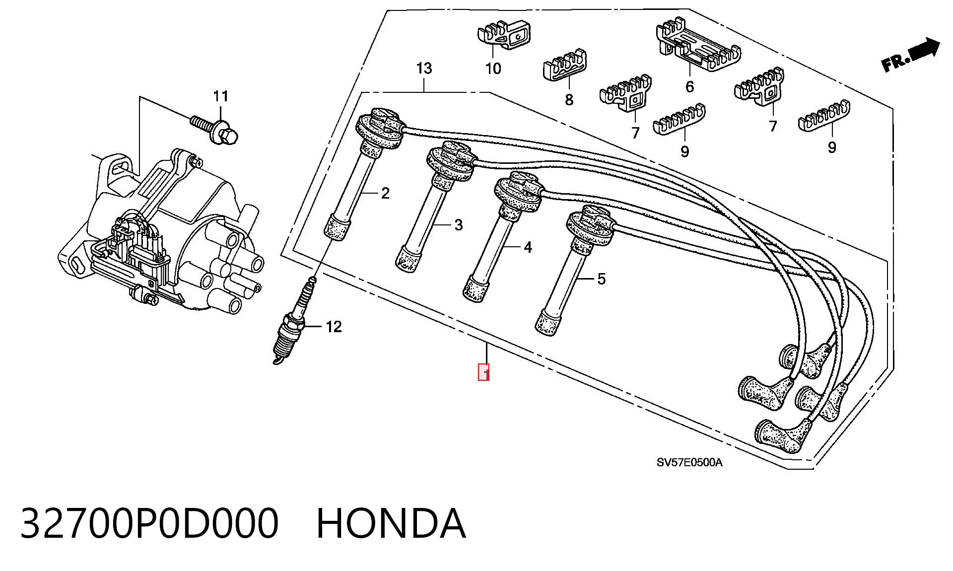 Compre 73022 Seiwa Fios de alta voltagem, kit