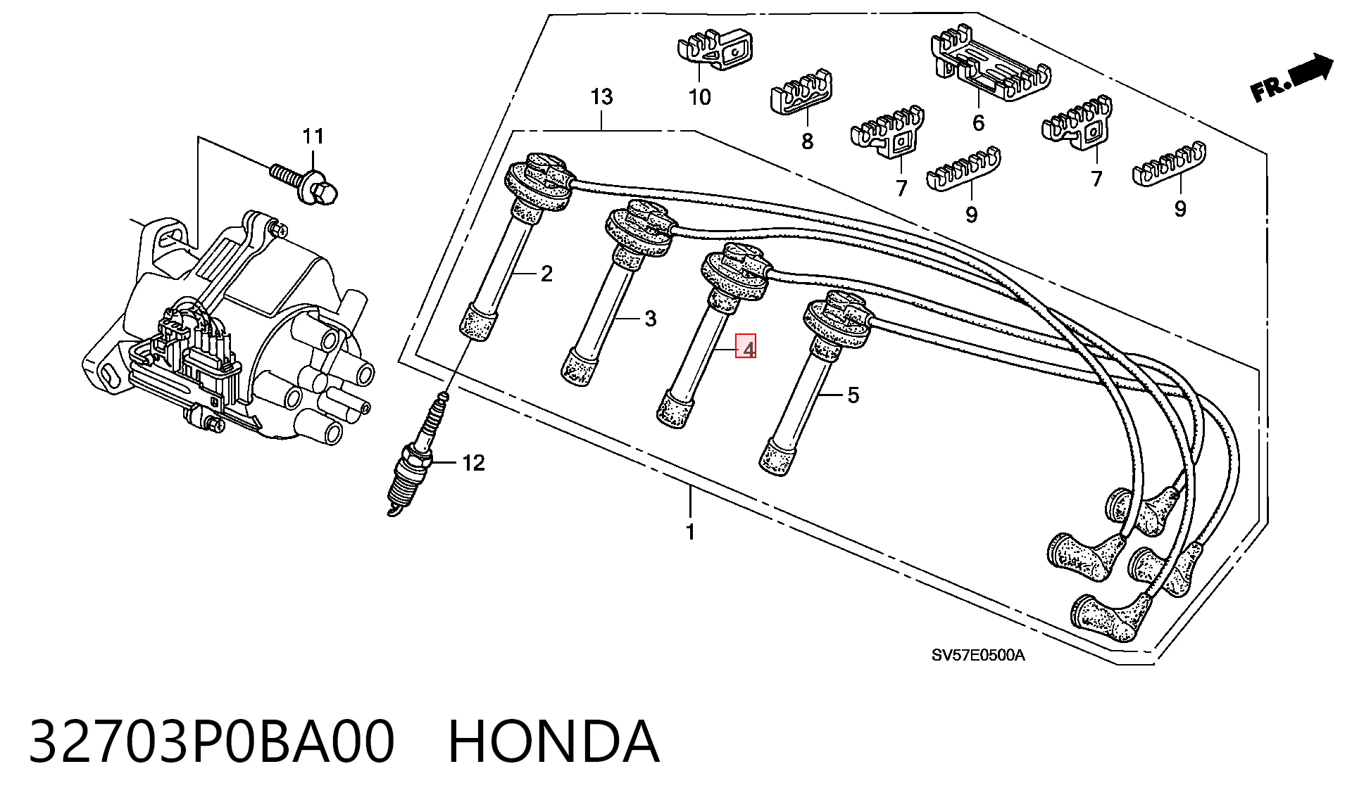 32703P0BA00 Honda