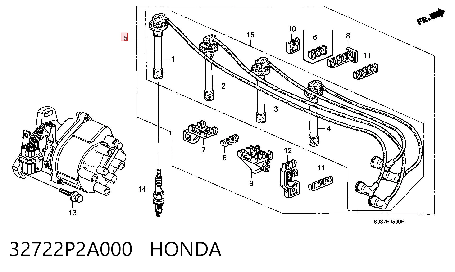 Compre Fios de alta voltagem, kit Honda Civic 6