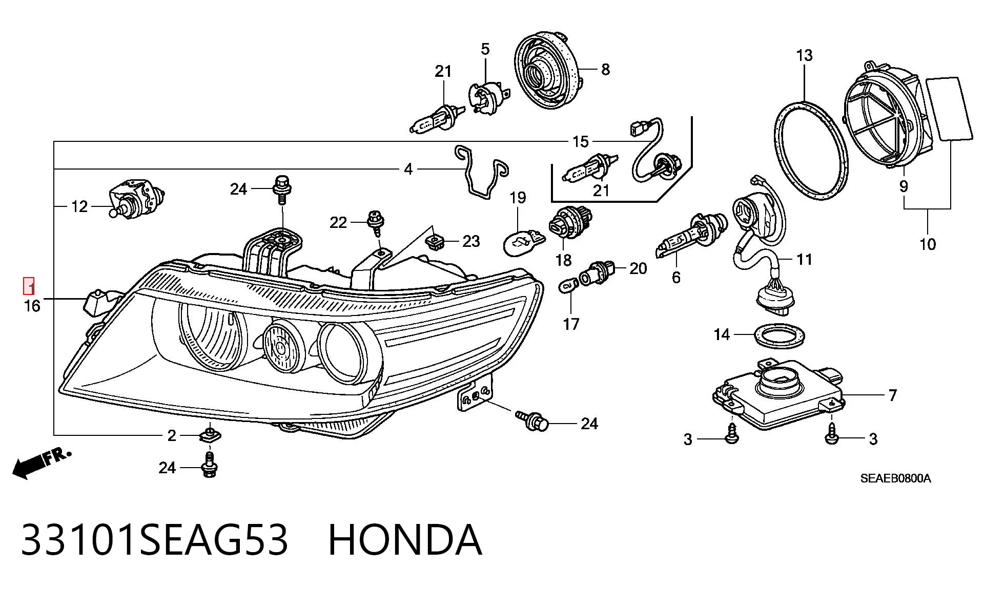 33101SEAG53 Honda