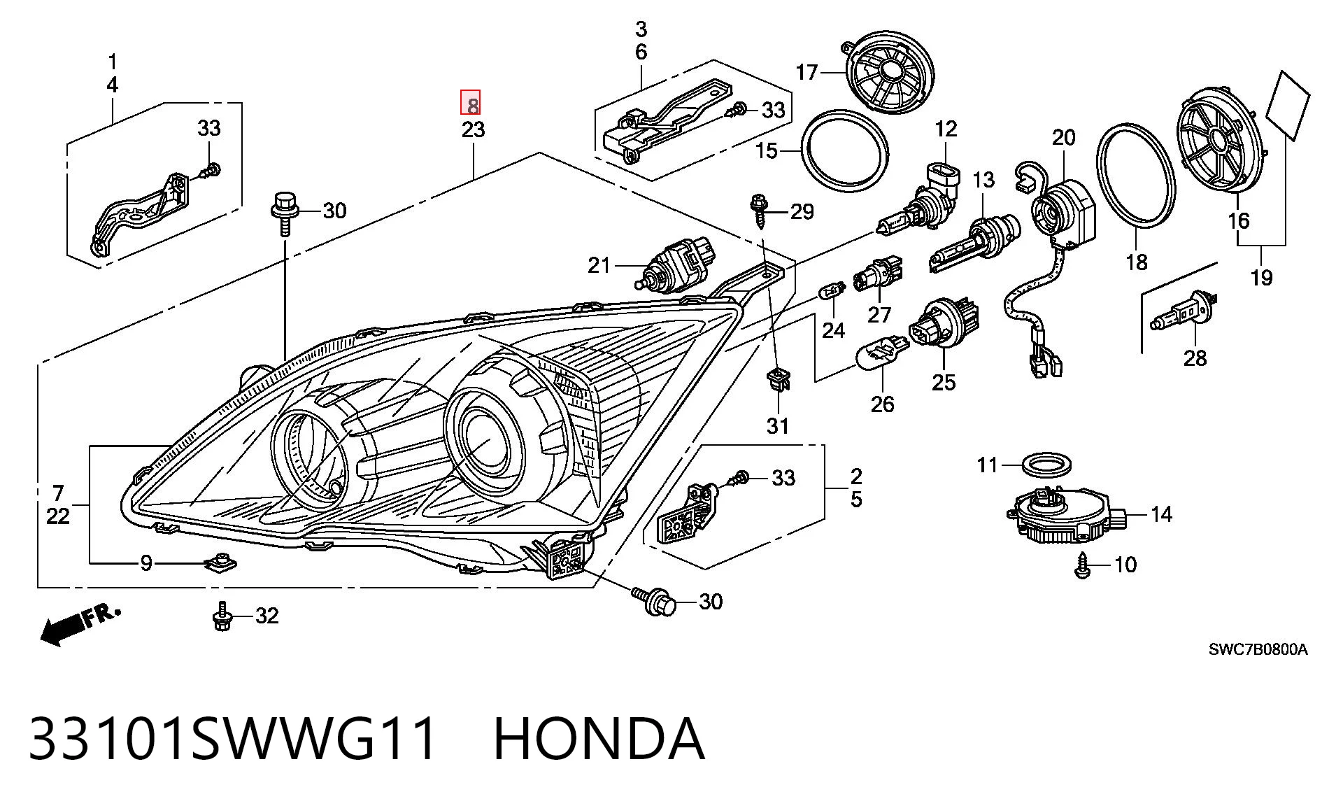 33101SWWG11 Honda