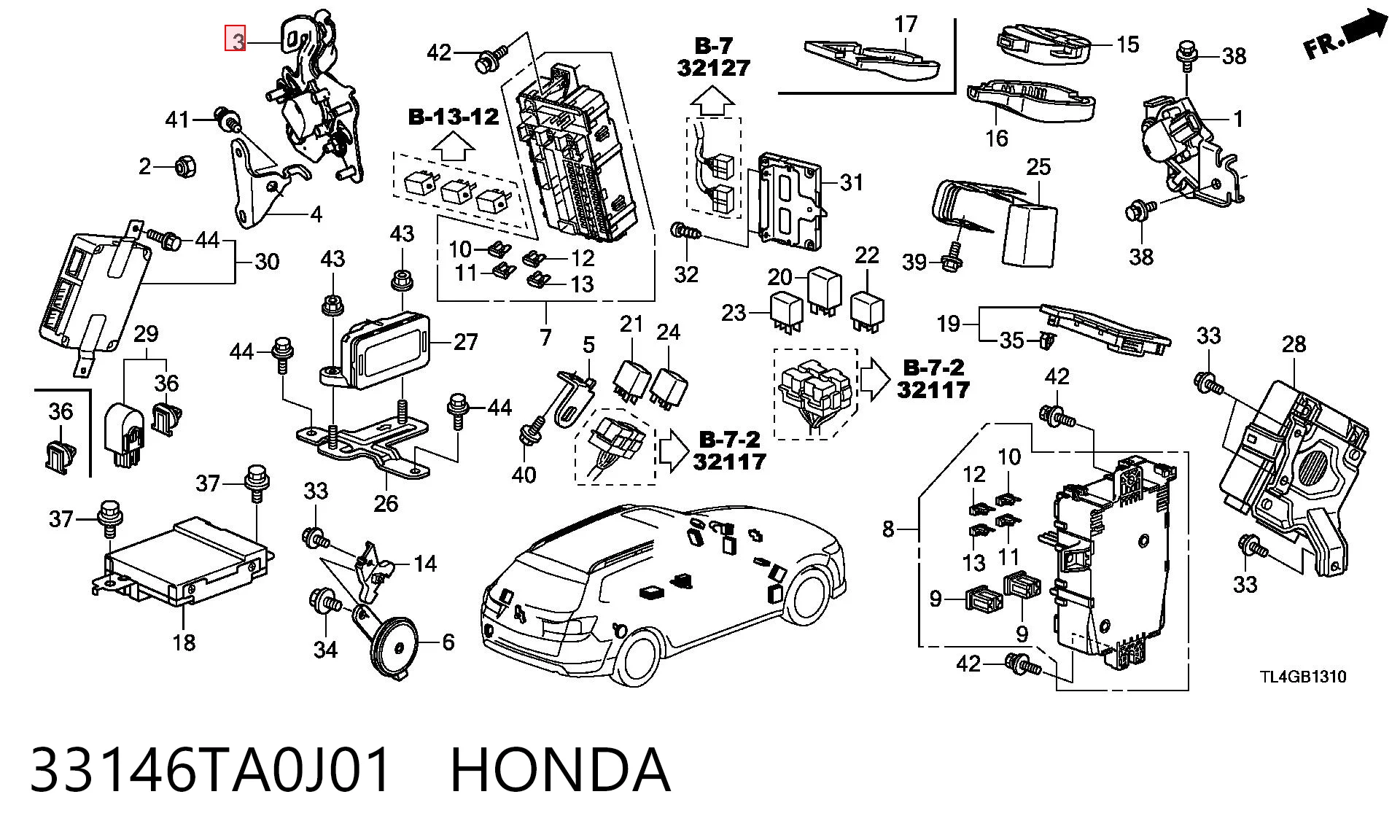 33146TA0J01 Honda 
