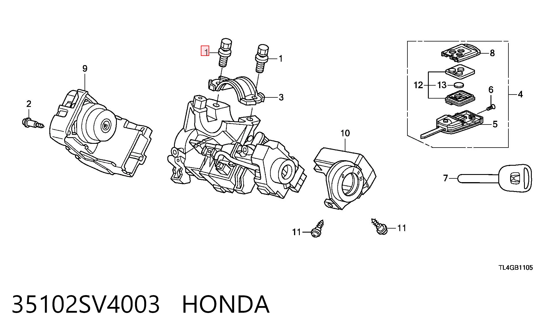 35102SV4003 Honda