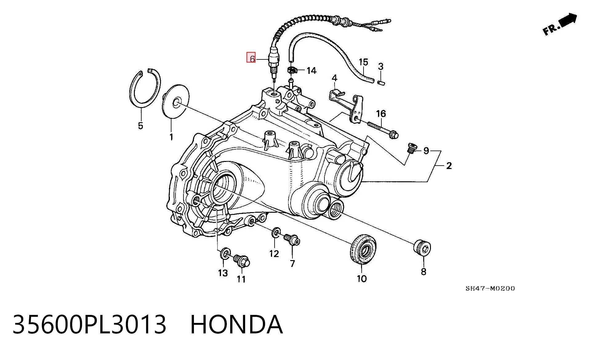 35600PL3013 Honda