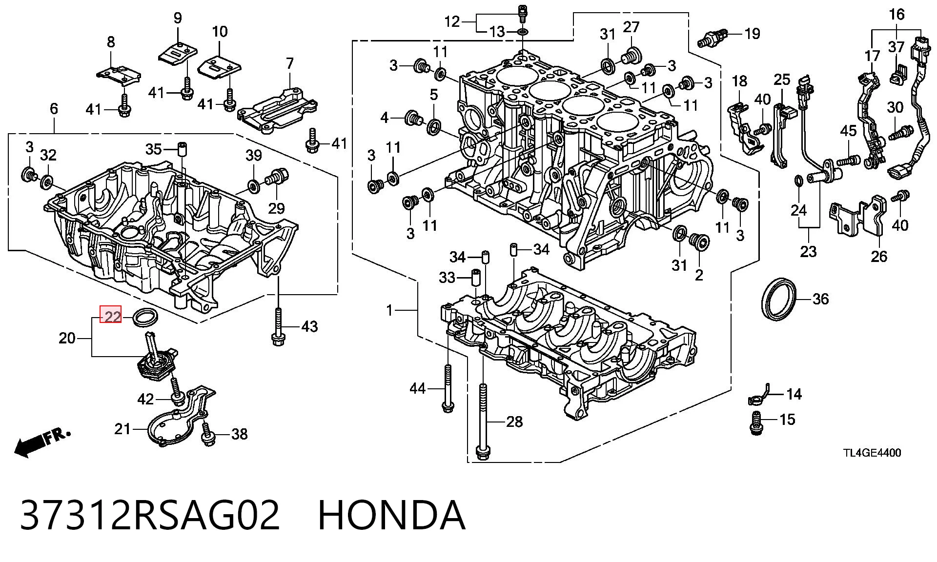 37312RSAG02 Honda
