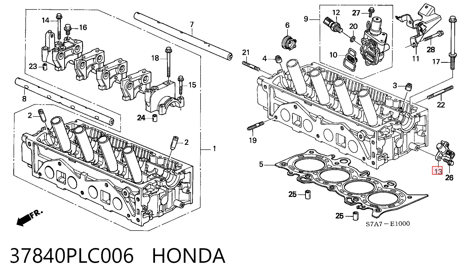 37840PLC006 Honda