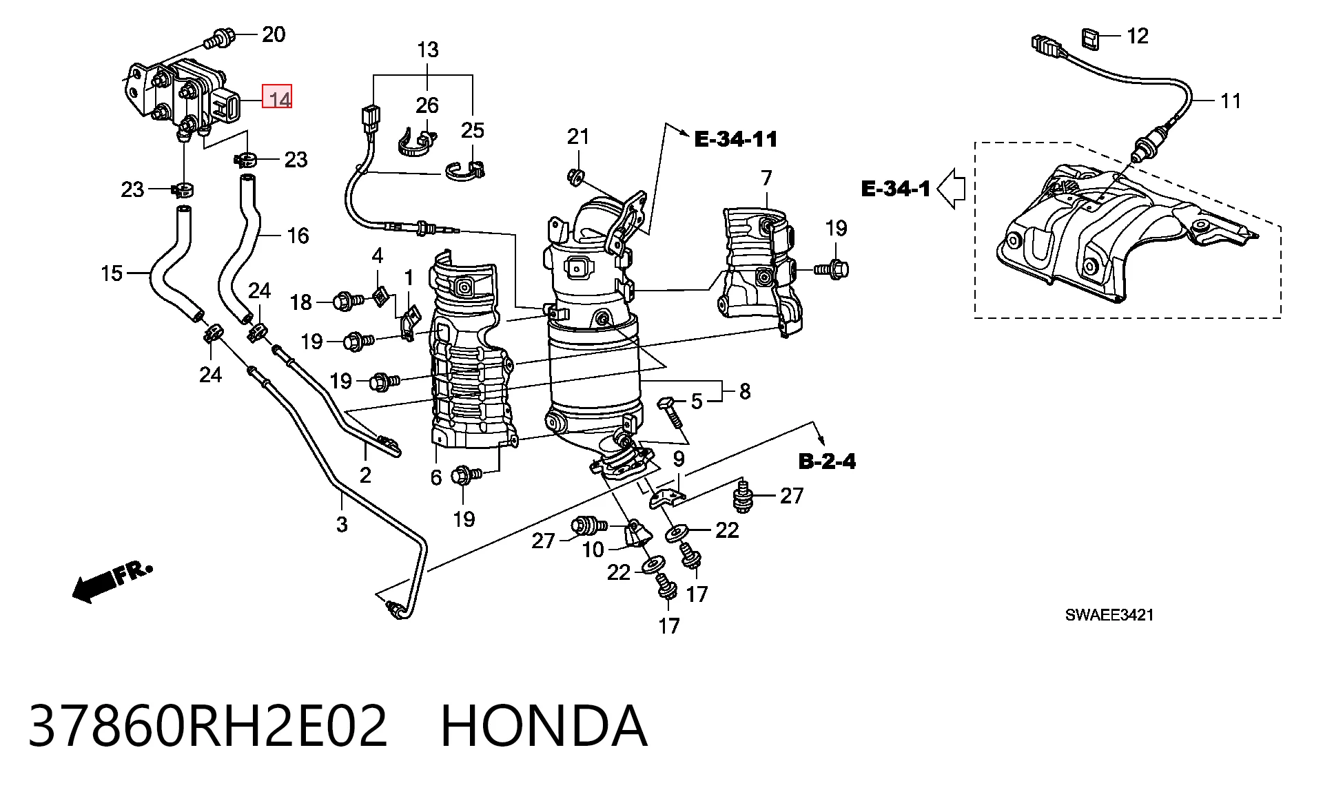 Compre 8982602580 Isuzu Sensor de pressão dos gases de escape