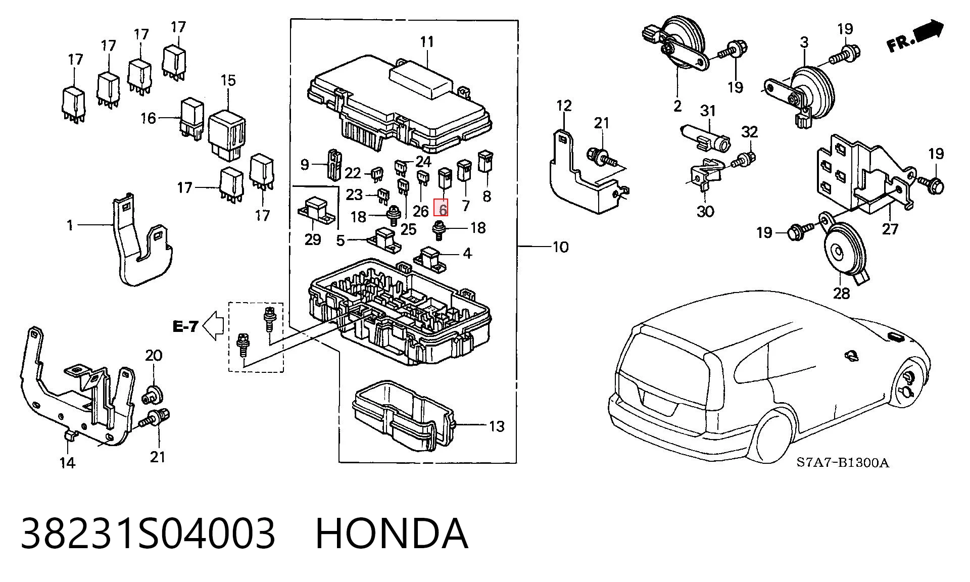 38231S04003 Honda