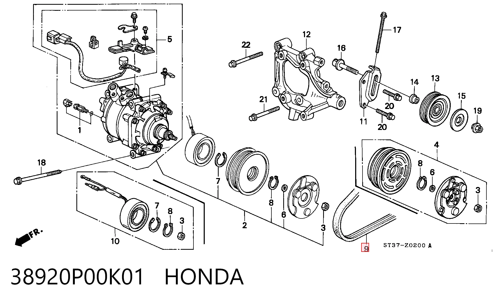 38920P00K01 Honda