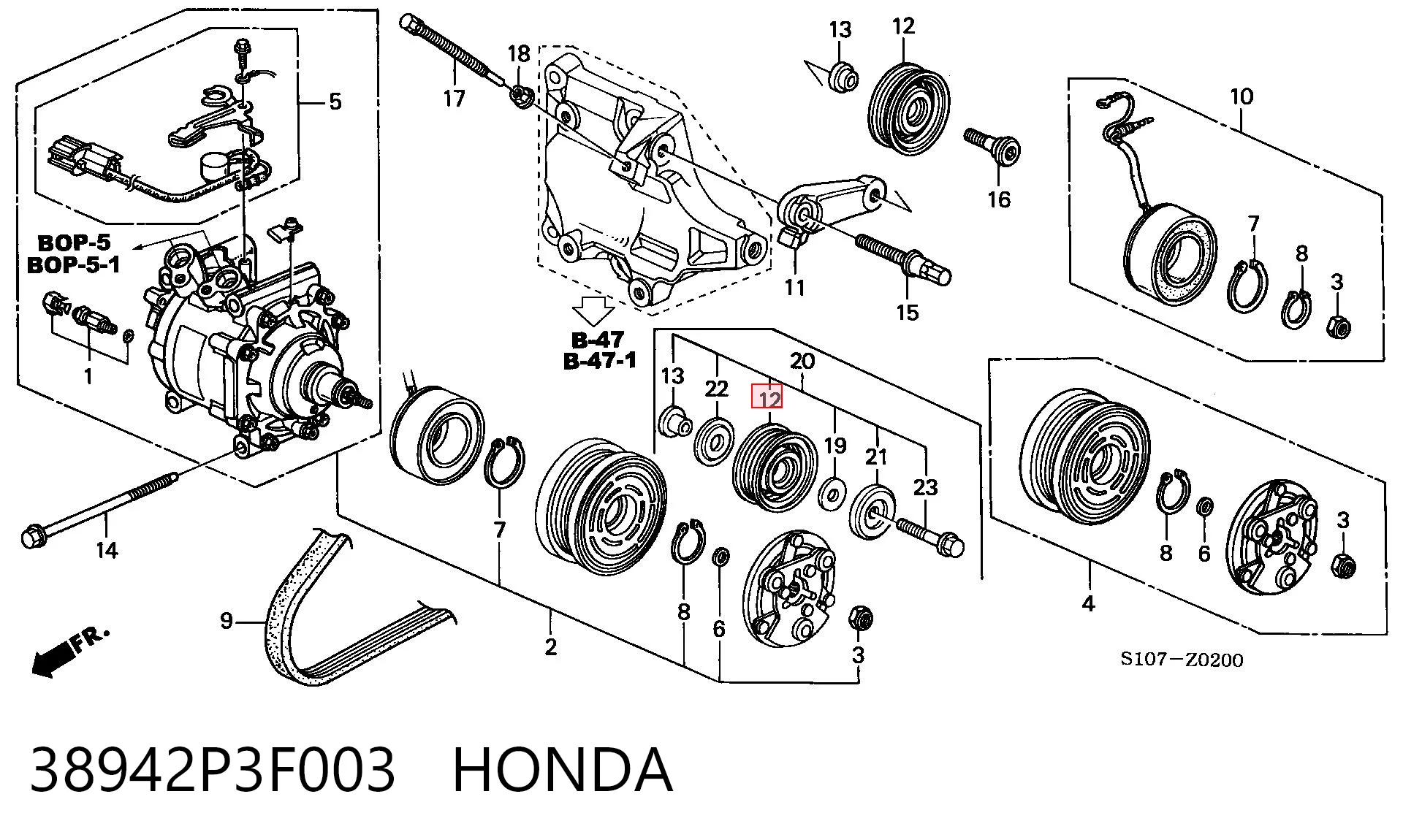 38942P3F003 Honda