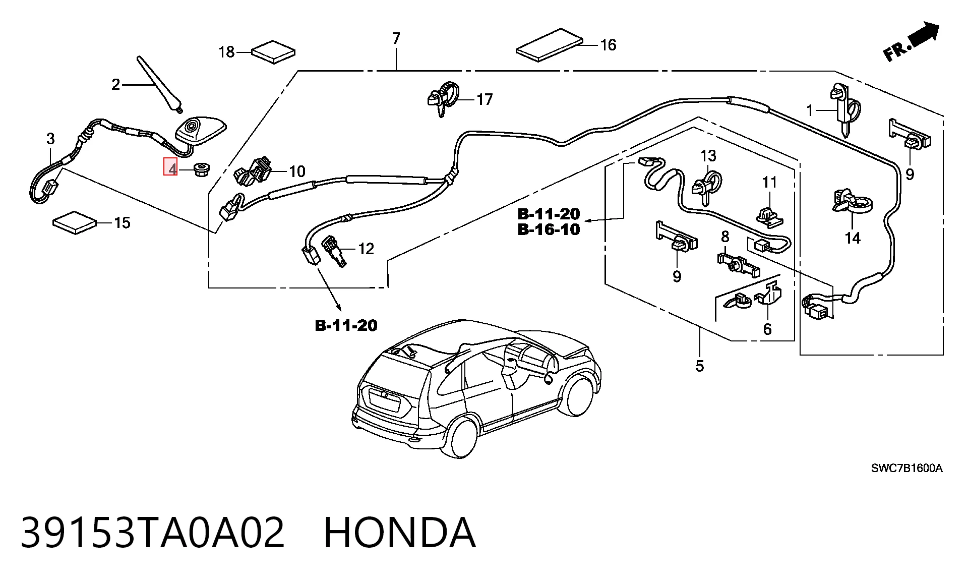 39153TA0A02 Honda