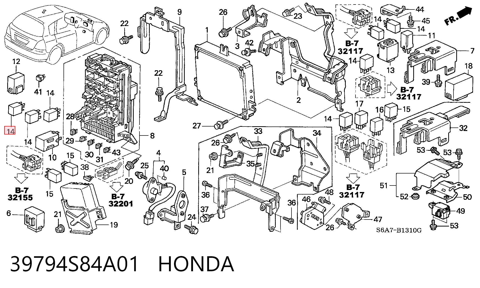 39794S84A01 Honda
