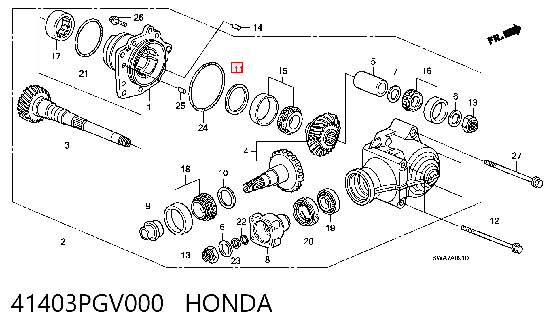 41403PGV000 Honda