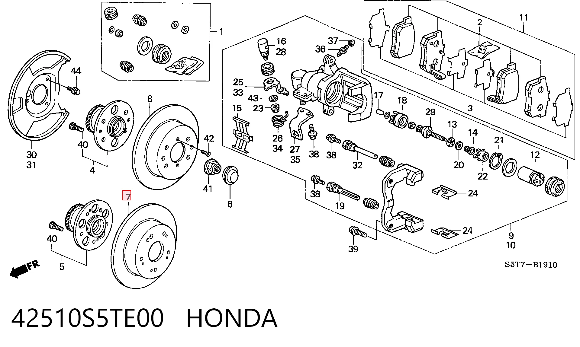 42510S5TE00 Honda