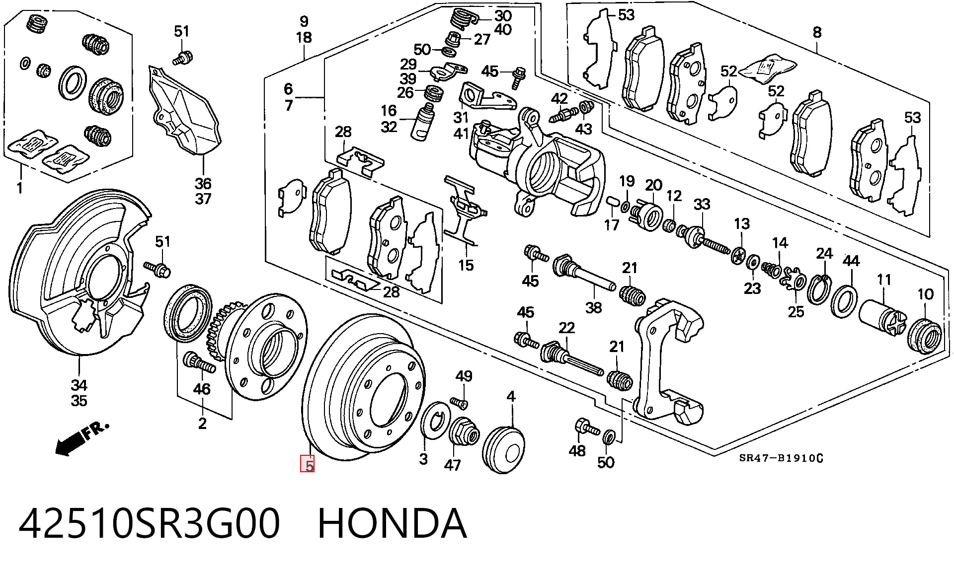  para Honda Civic VI (EJ9, EK3/4)