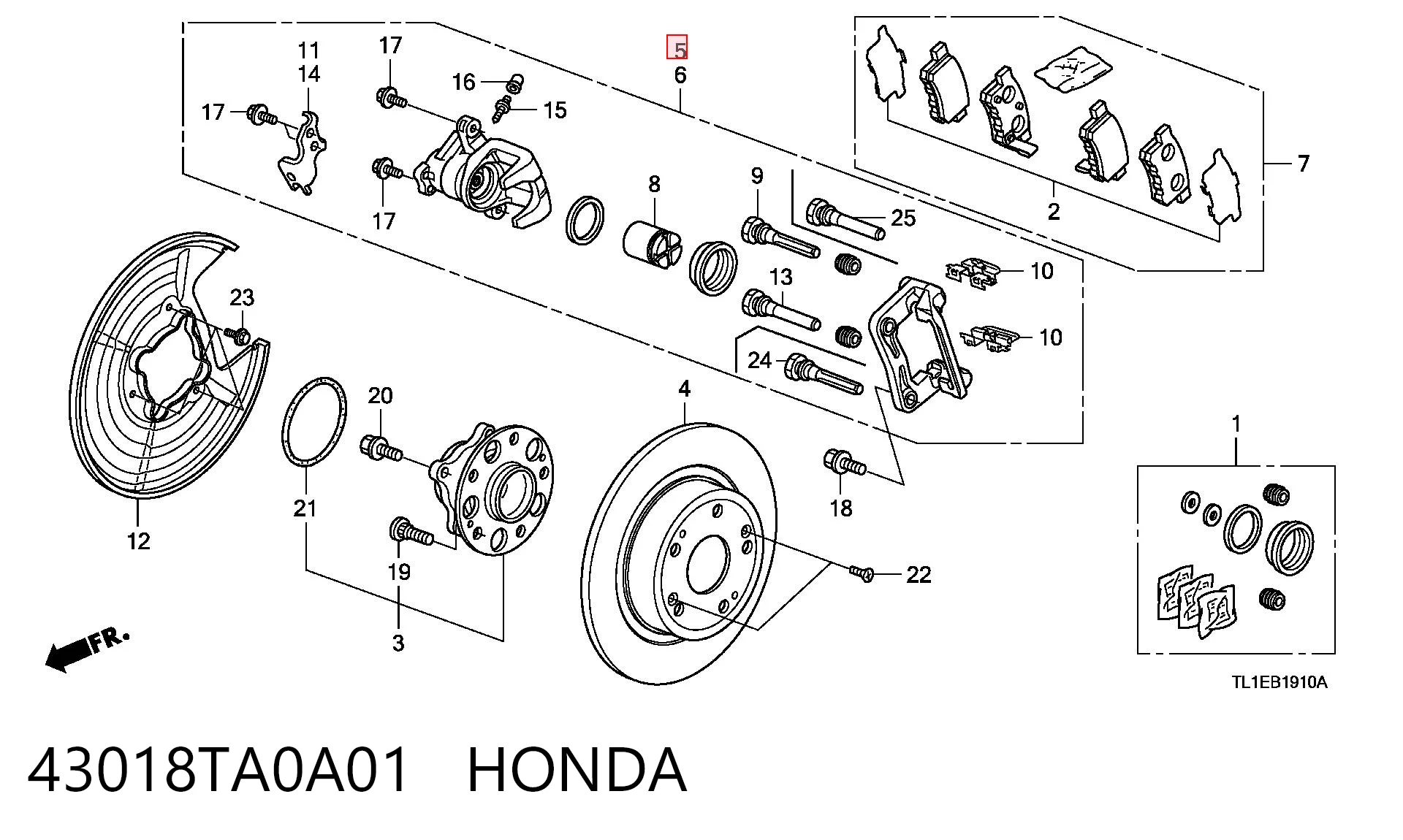 43018TA0A01 Honda
