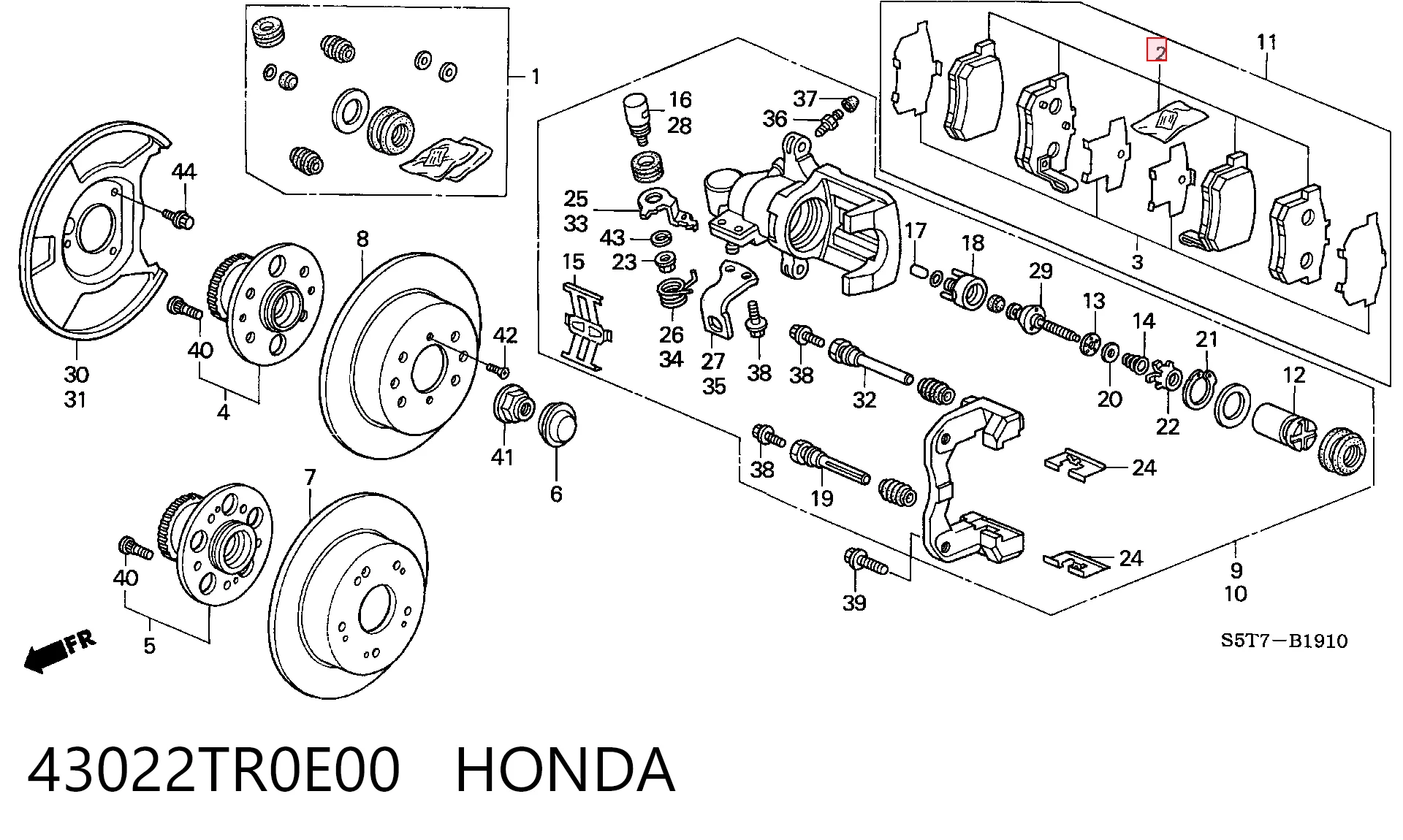 43022TR0E00 Honda