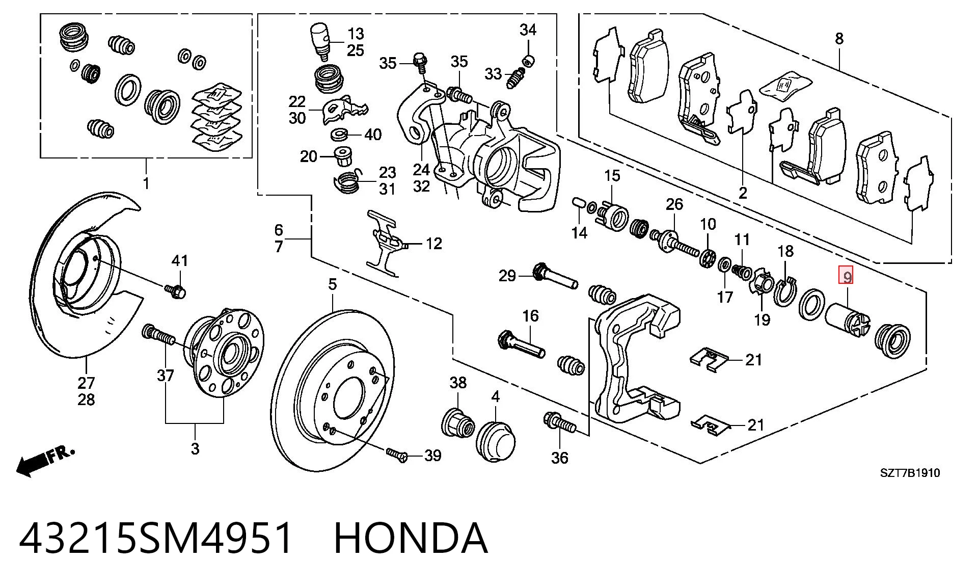 43215SM4951 Honda