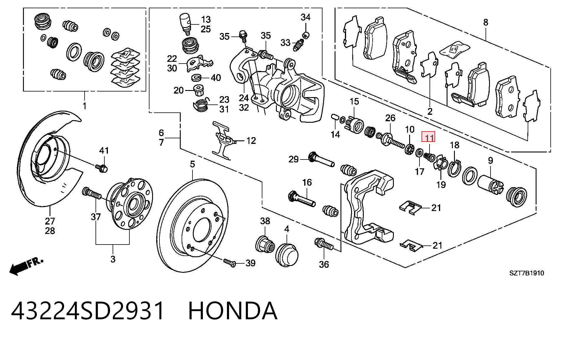 43224SD2931 Honda