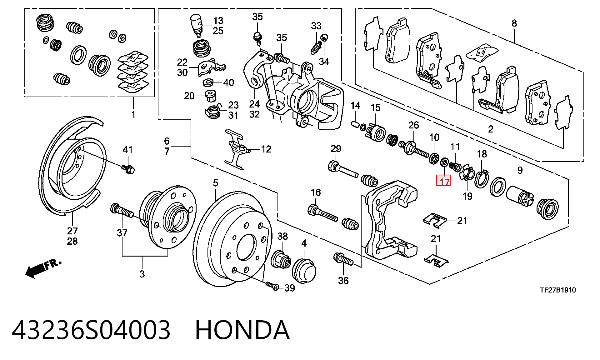 43236S04003 Honda