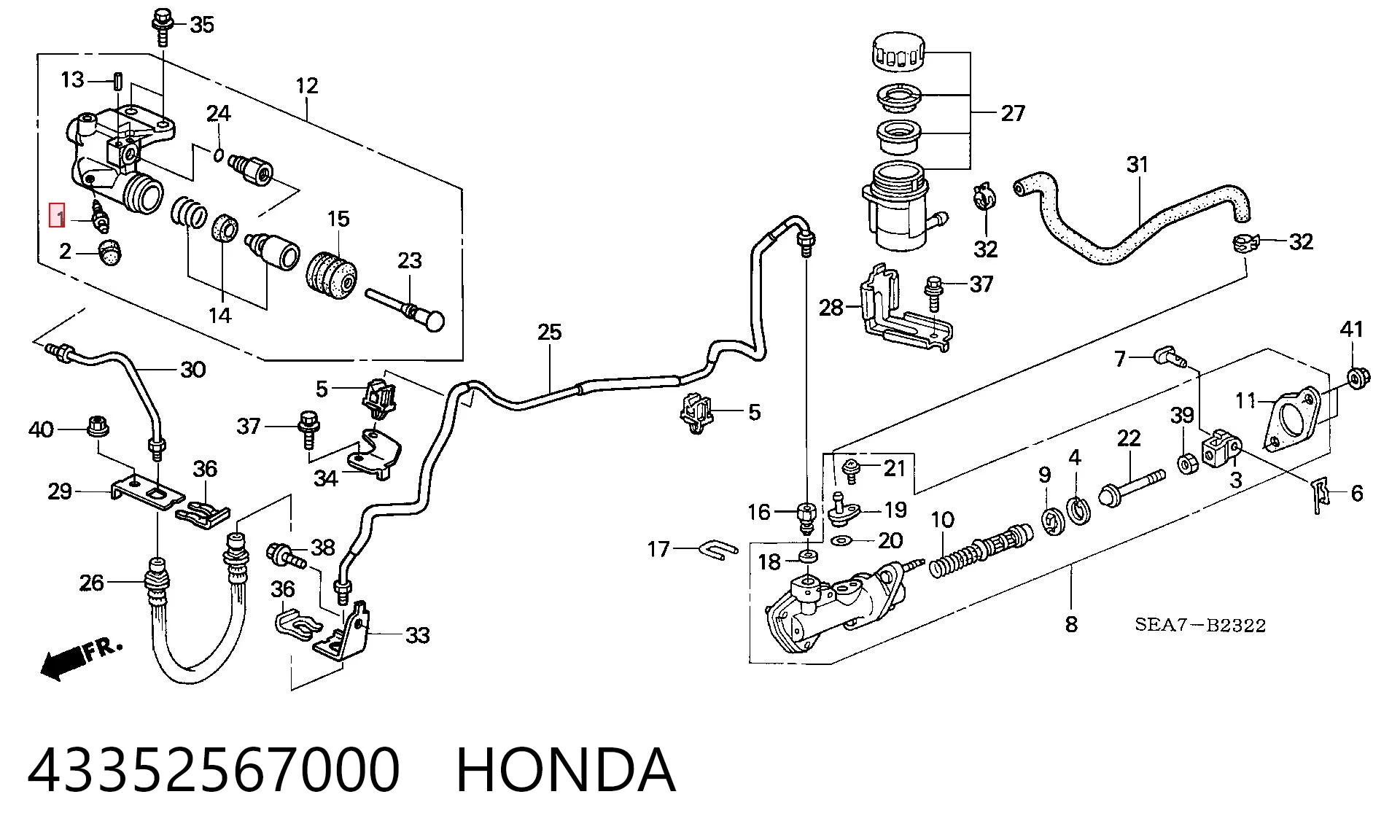 43352567000 Honda 