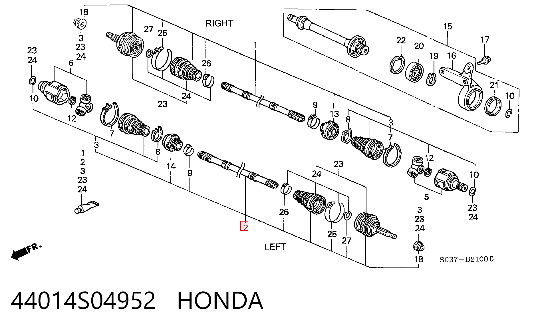 44014S04952 Honda