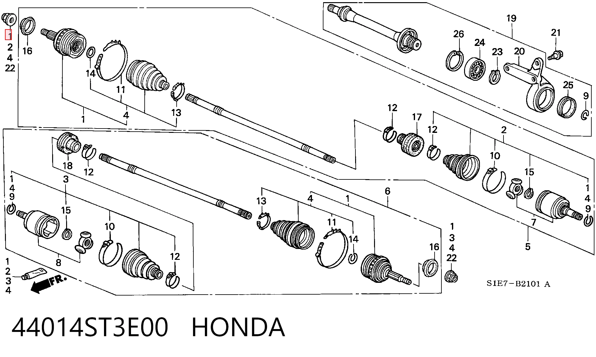  Honda Civic VI (1994-1997)