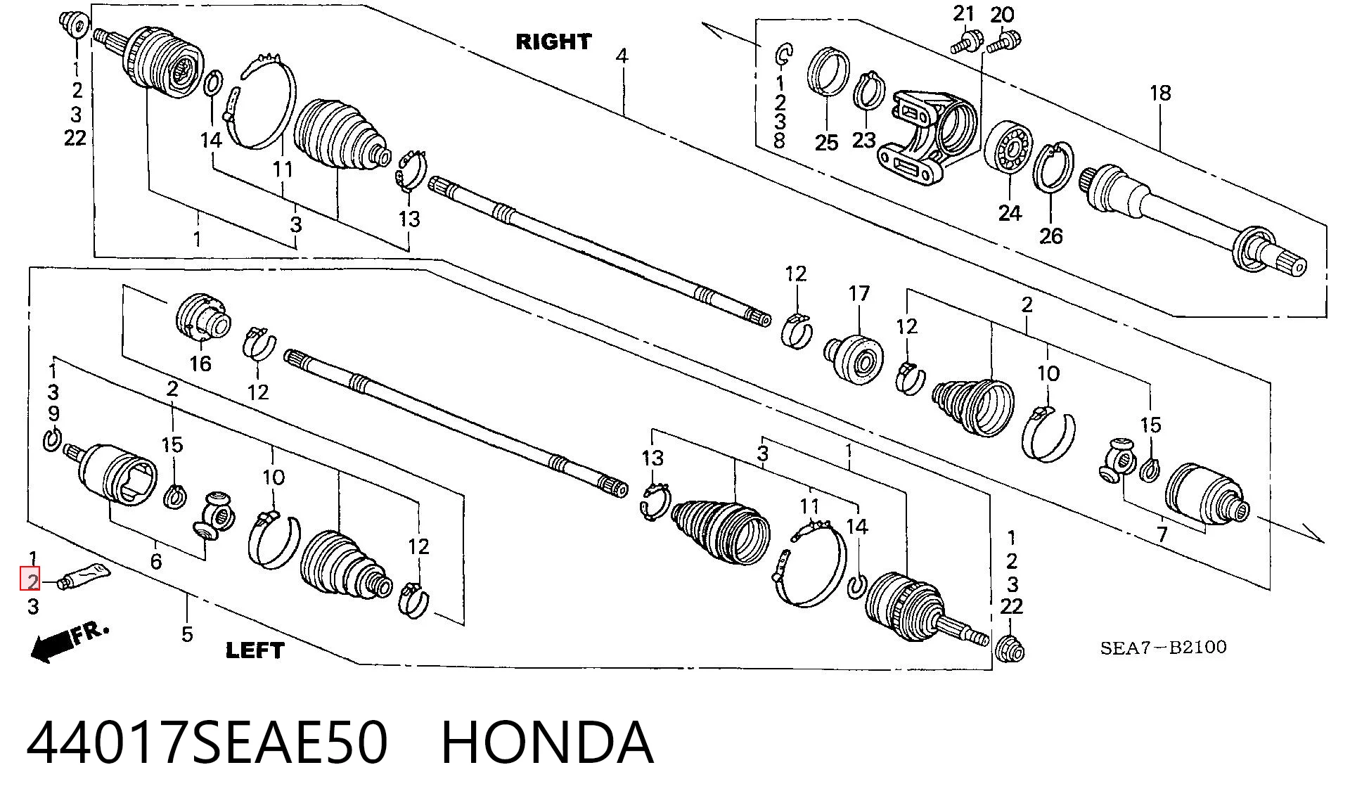 Bota de proteção interna de junta homocinética do semieixo dianteiro Honda Accord preço, a partir de 16,29 USD