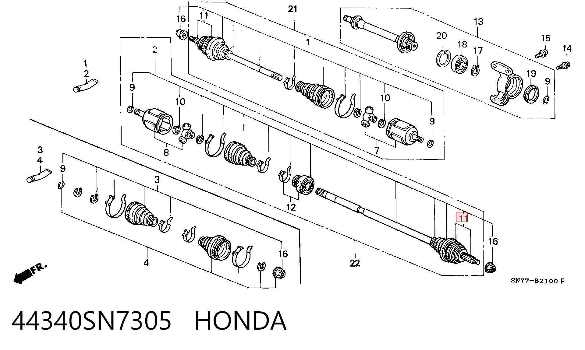  Honda Accord V sedan comprar em Portugal