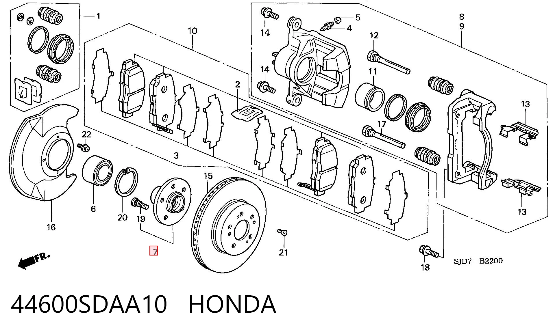 Preço da peça  Accord VII sedan
