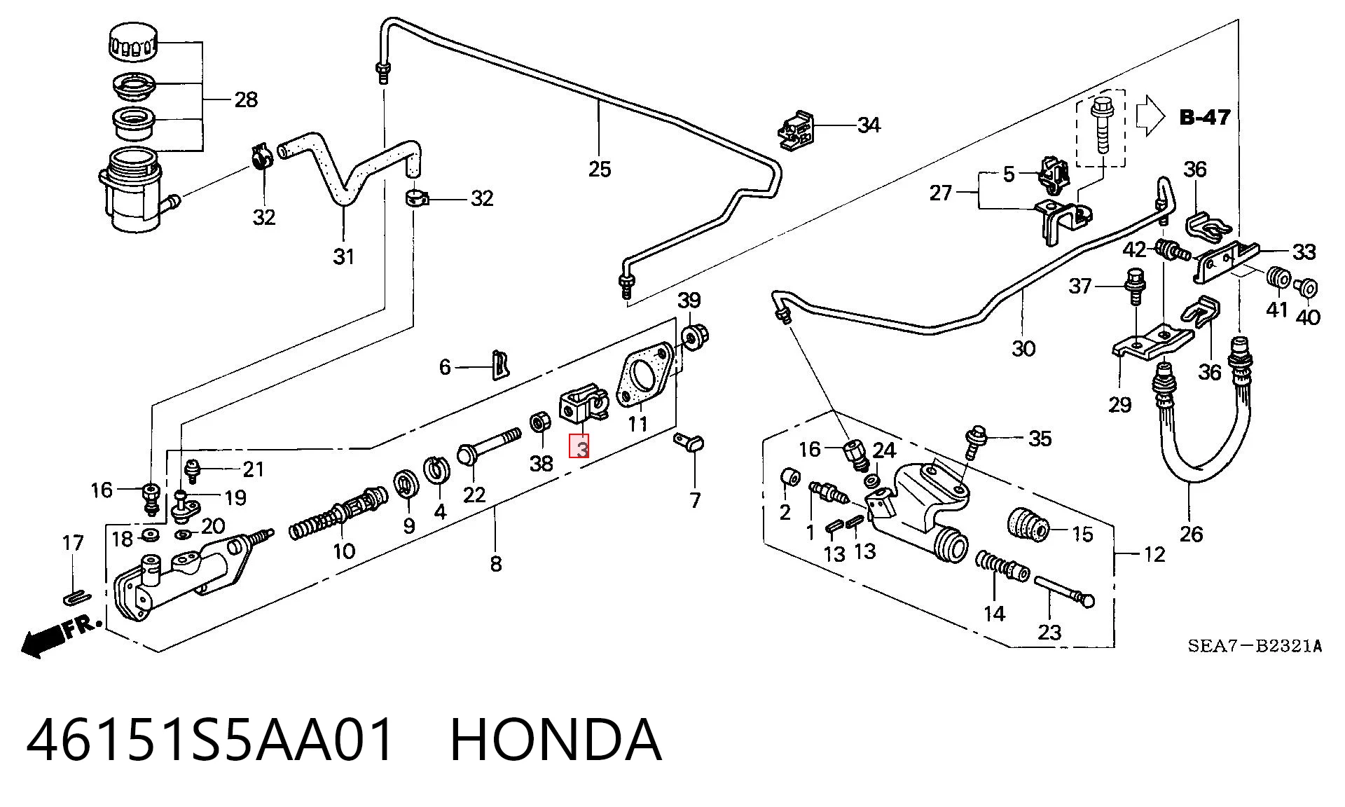 46151S5AA01 Honda