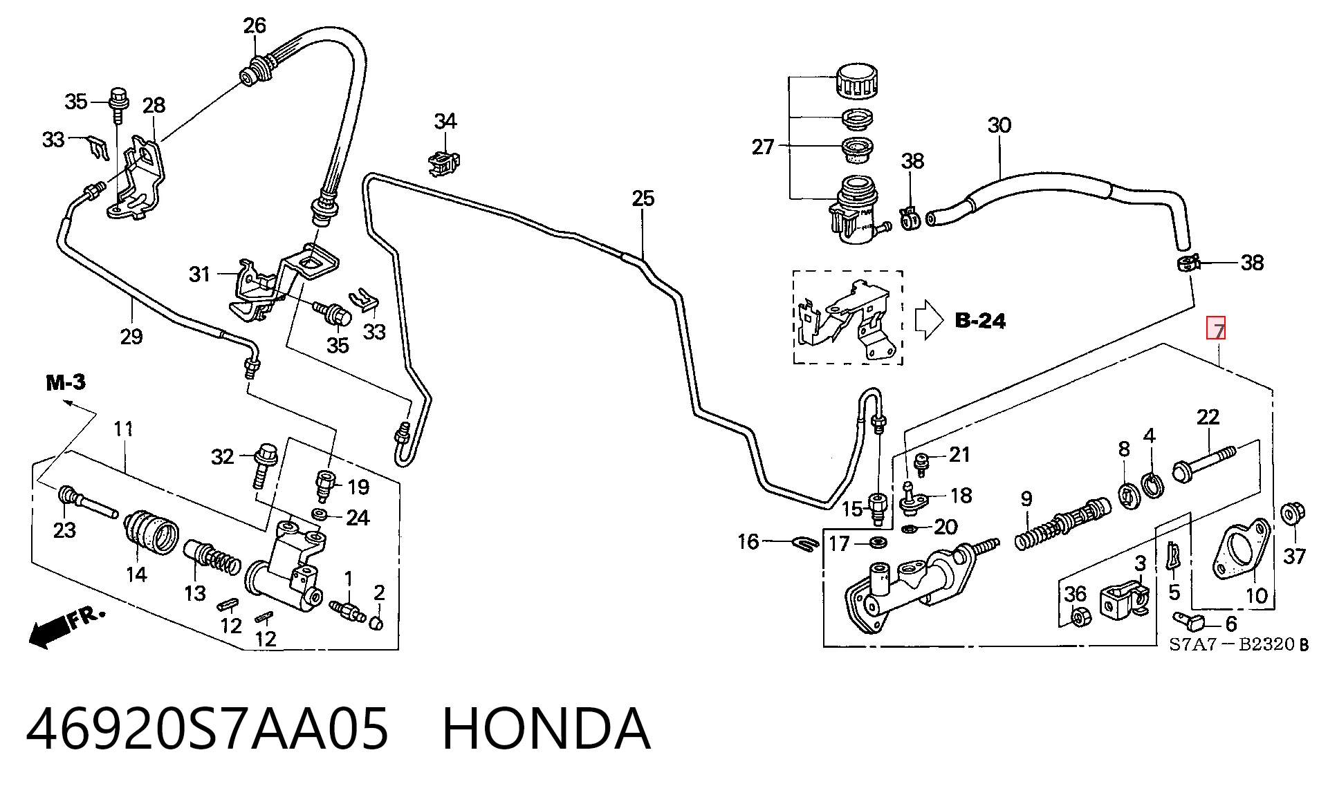 46920S7AA05 Honda
