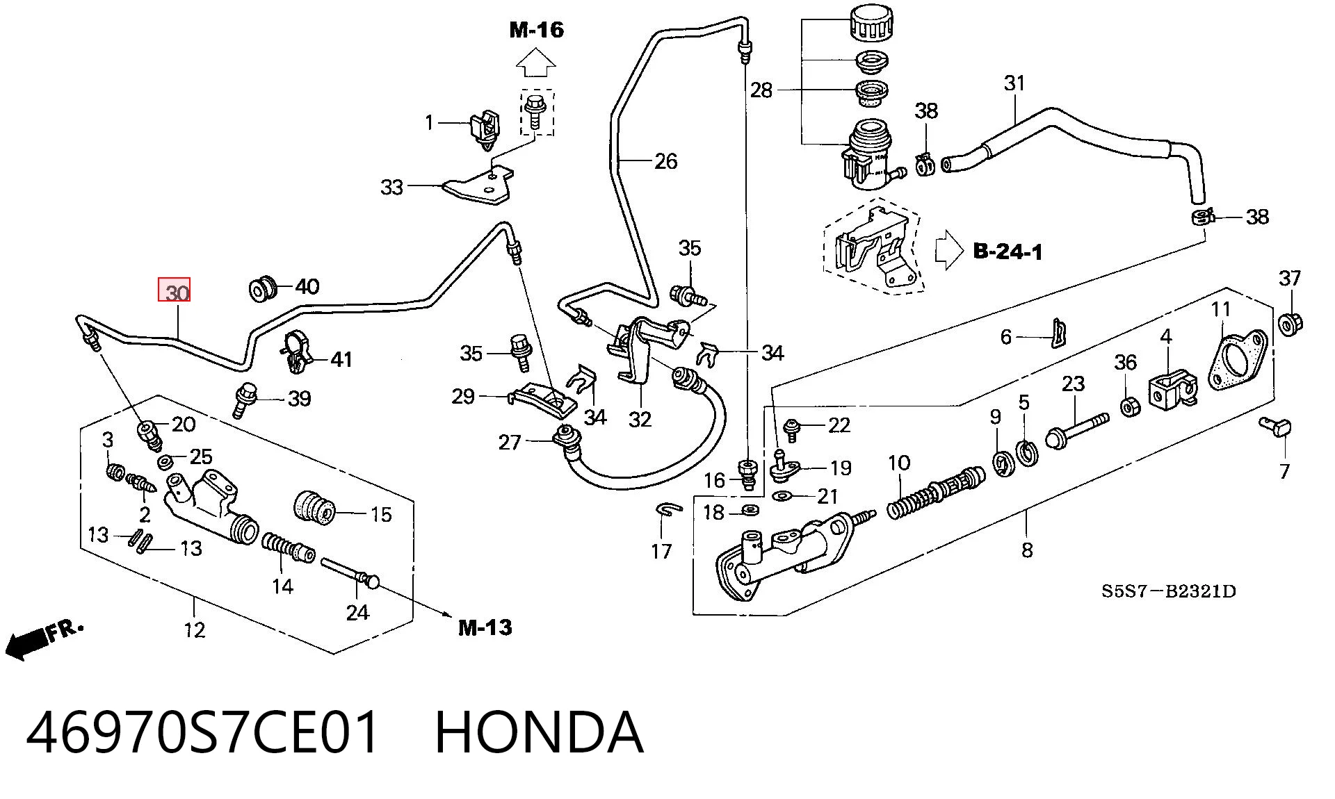46970S7CE01 Honda 
