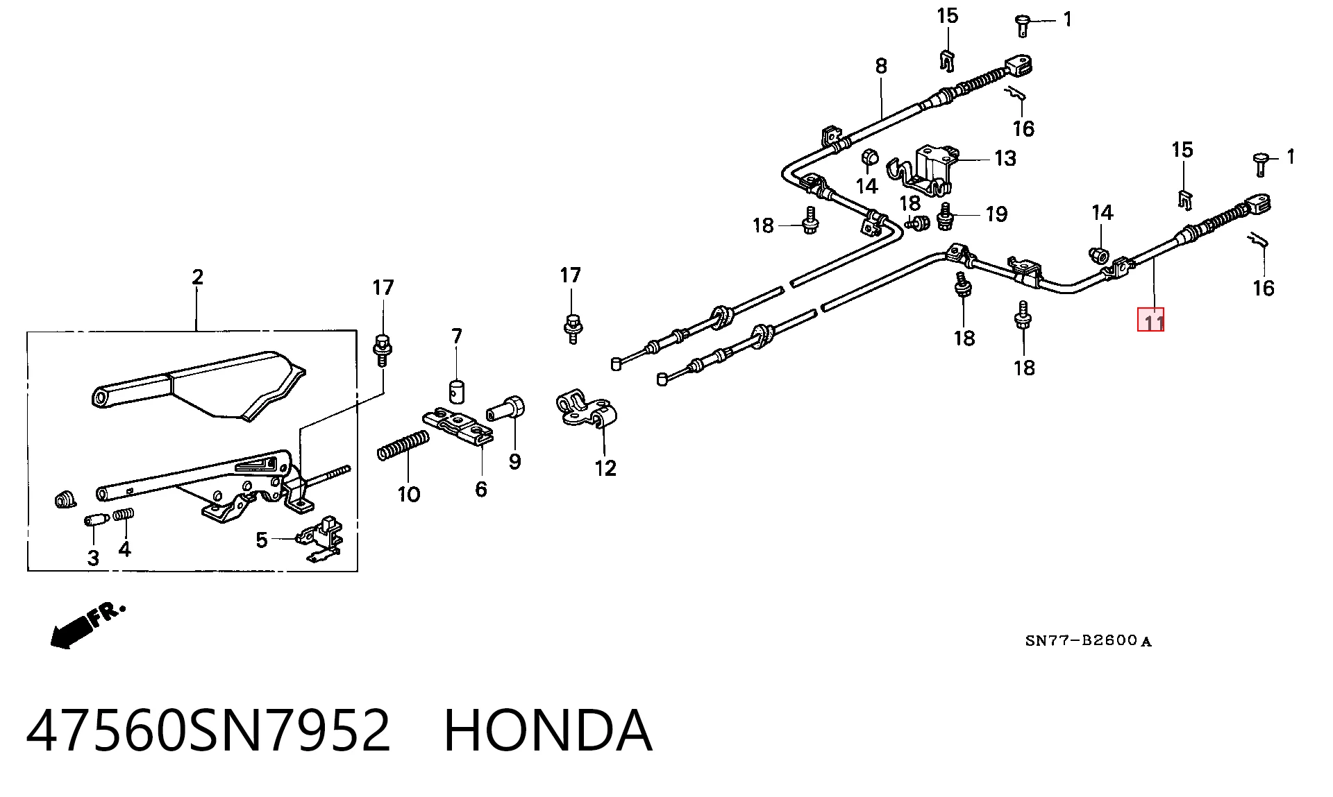 47560SN7952 Honda