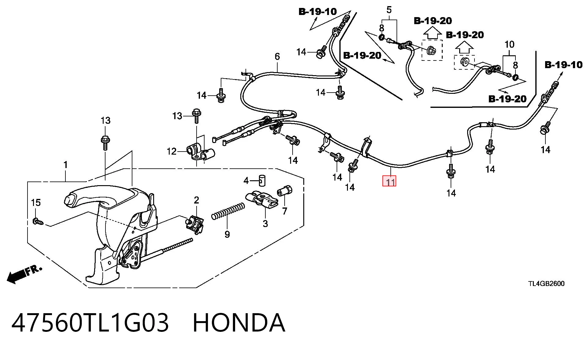 47560TL1G03 Honda