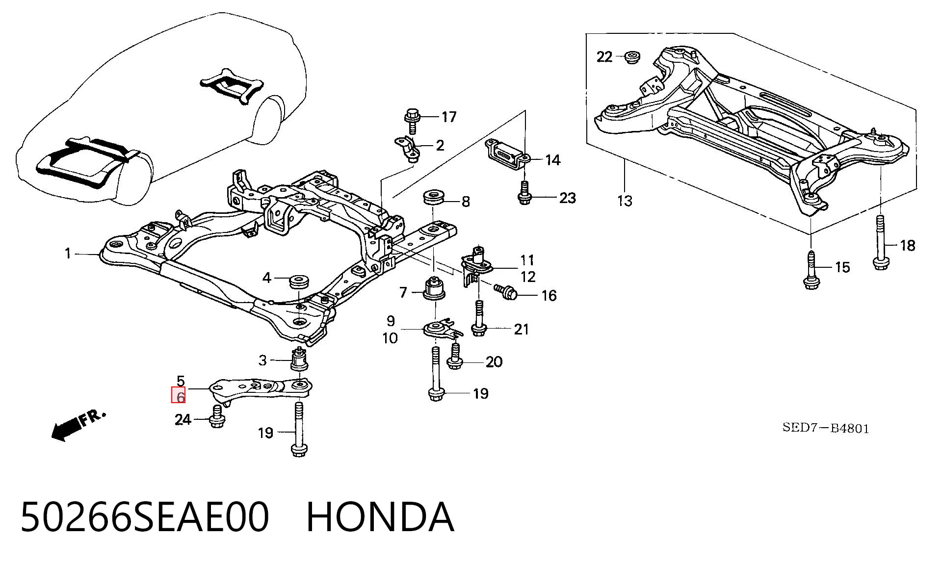 50266SEAE00 Honda