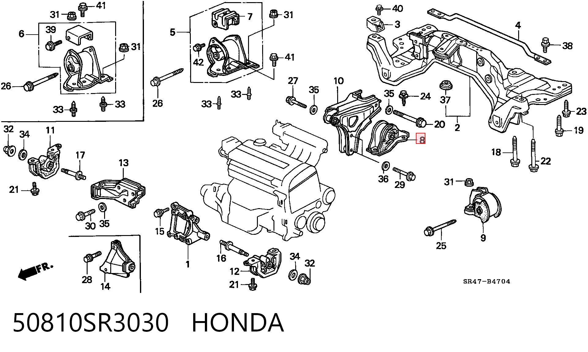 50810SR3030 Honda