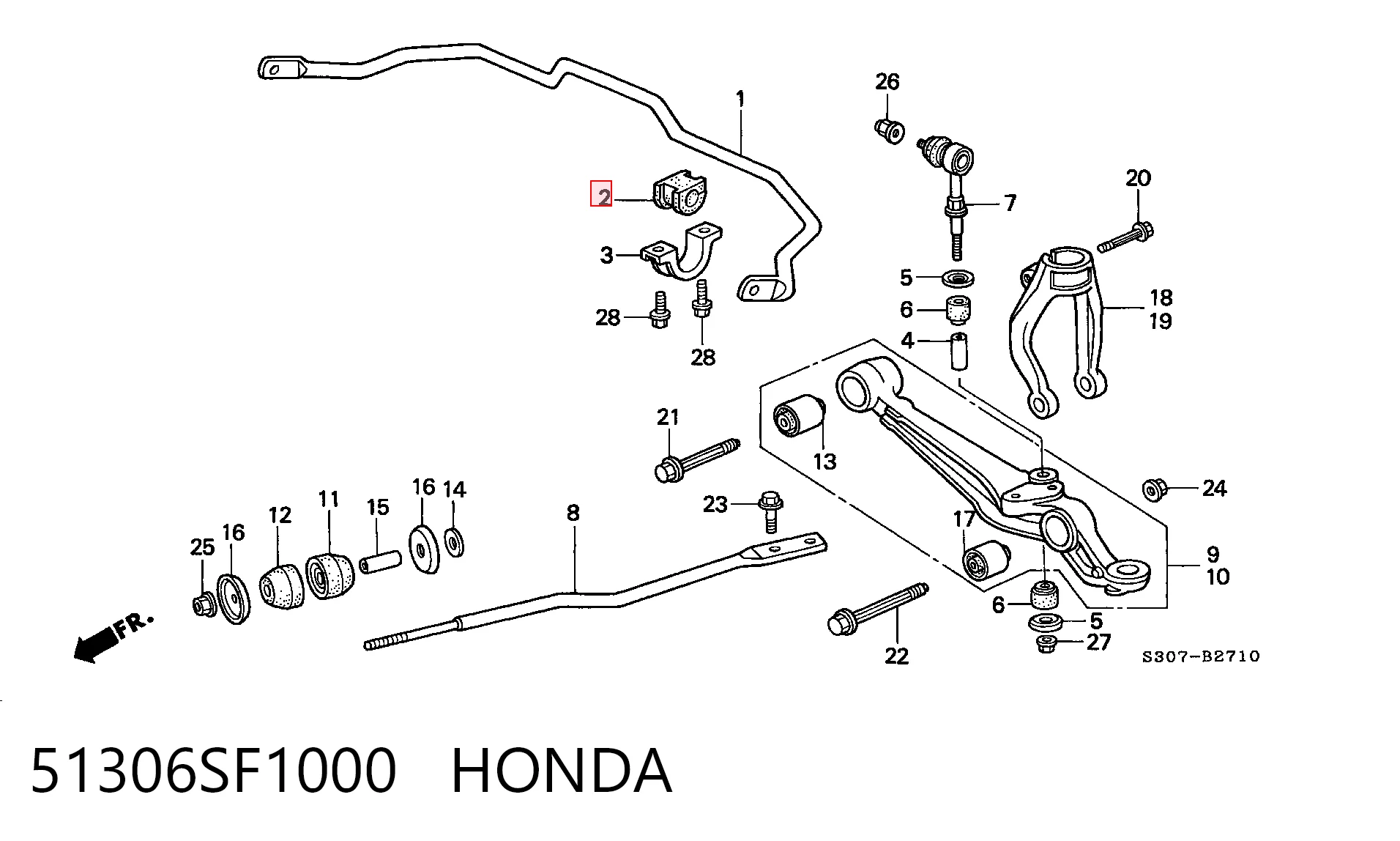 51306SF1000 Honda