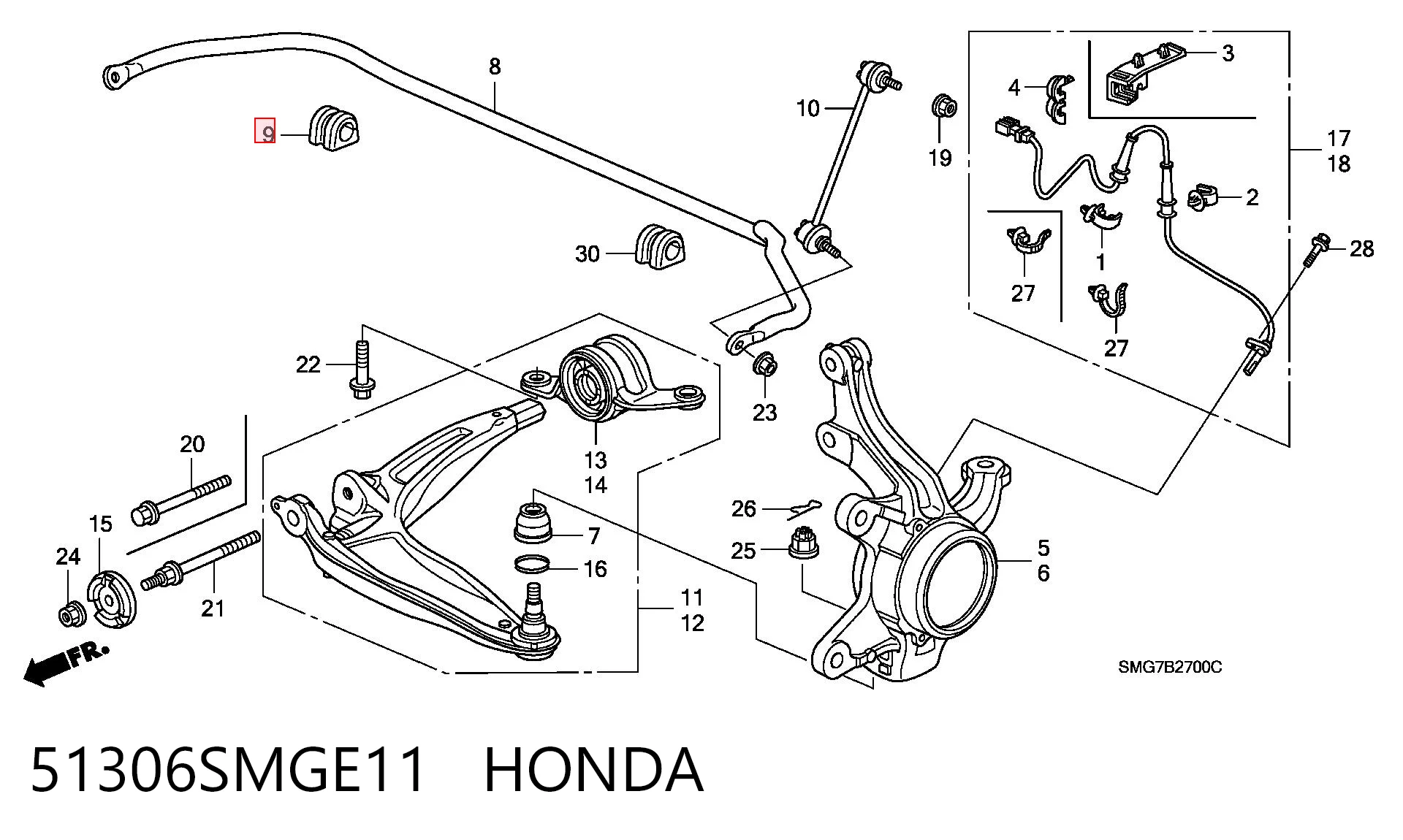 51306SMGE11 Honda