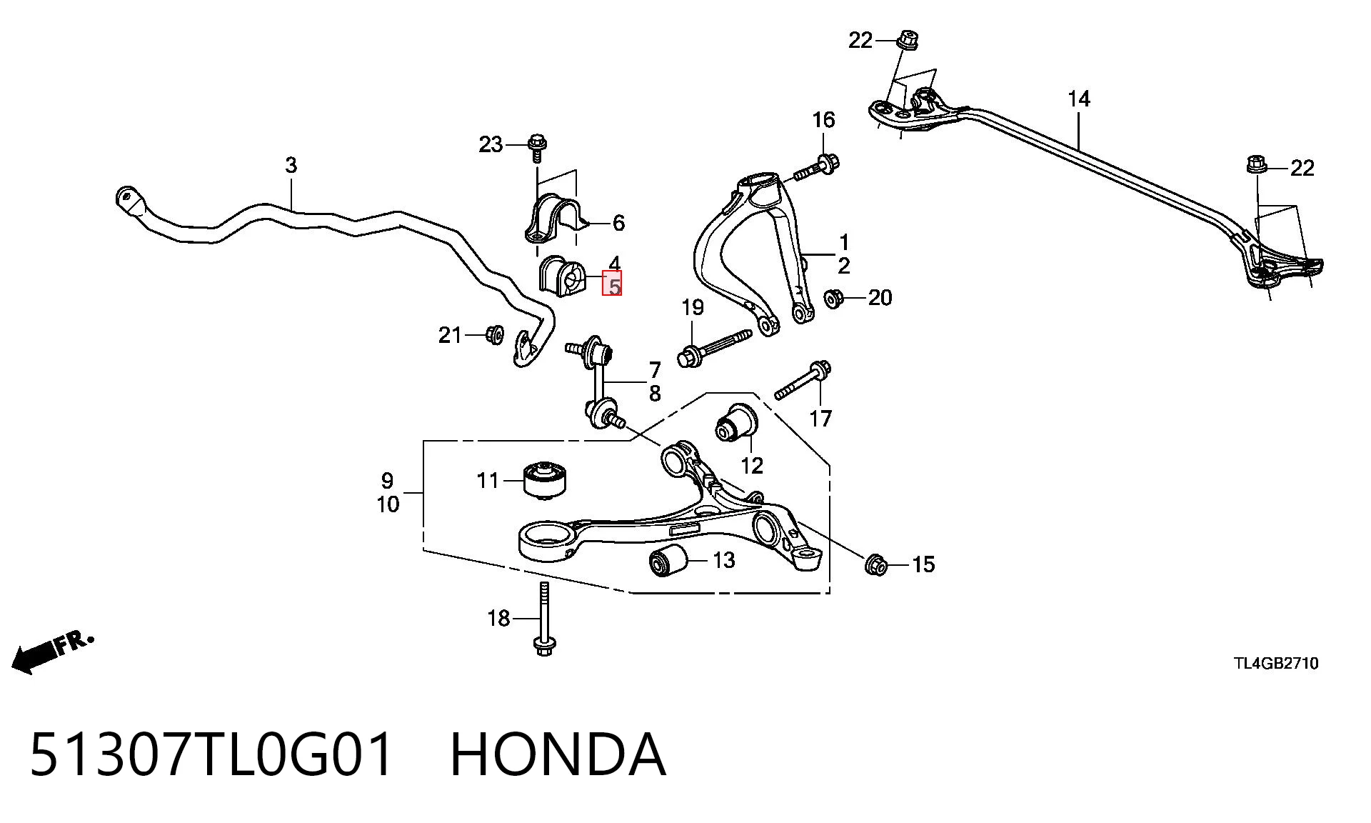 51307TL0G01 Honda