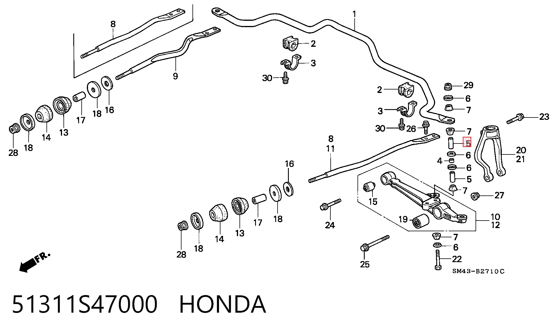  Honda Accord V (1996-1998)