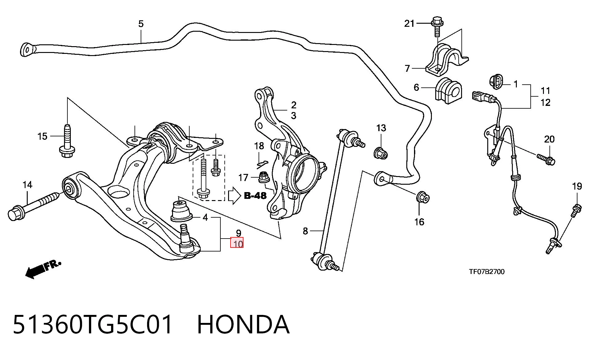 51360TG5C01 Honda