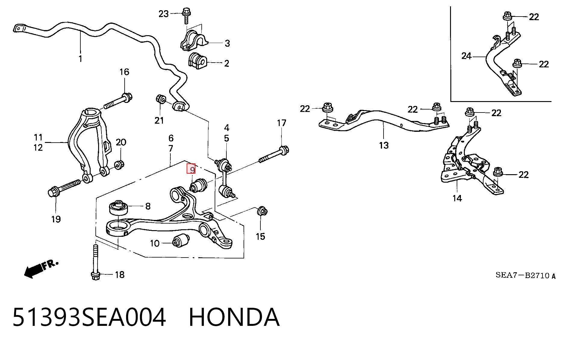 51393SEA004 Honda