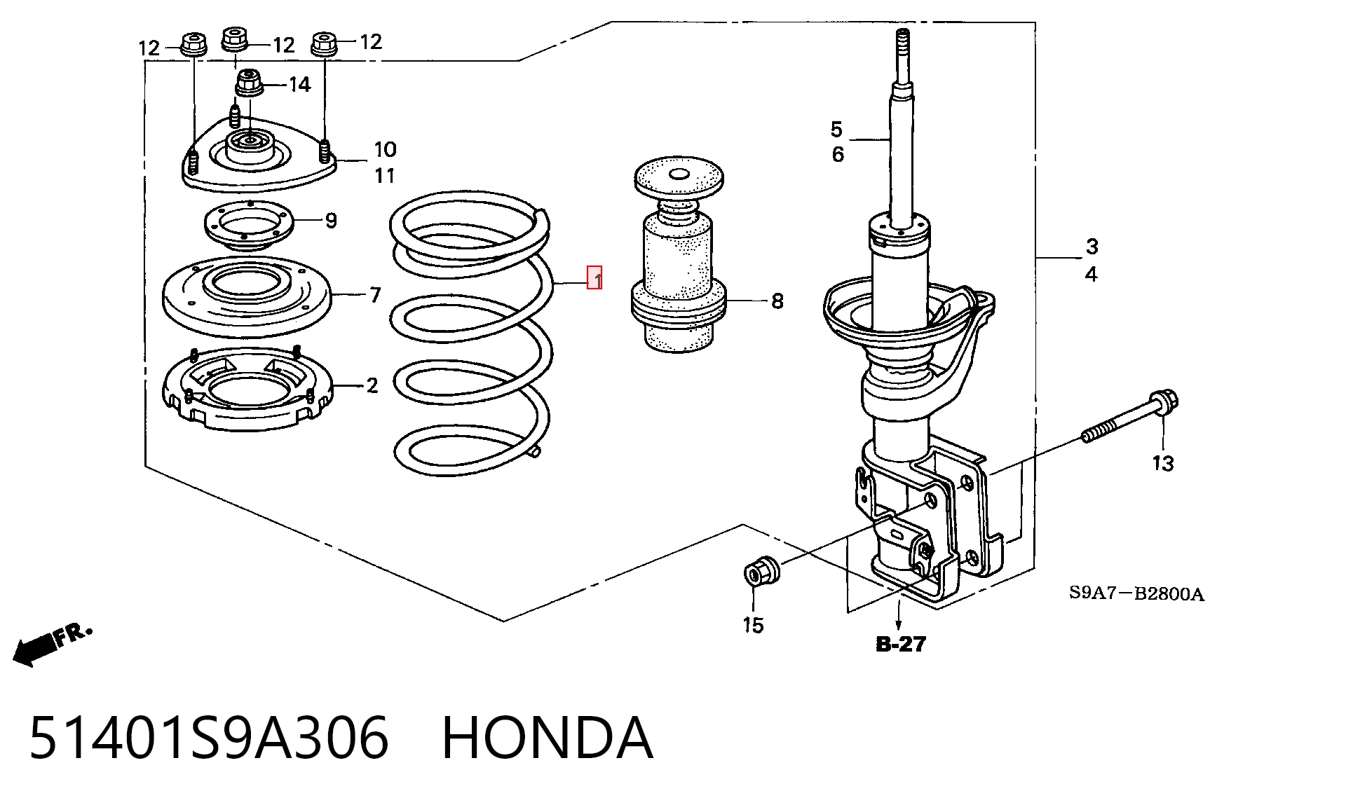 51401S9A306 Honda