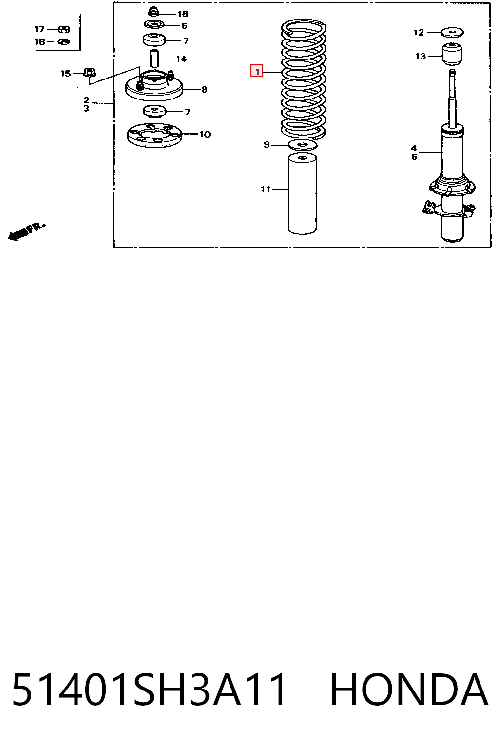 51401SH3A11 Honda
